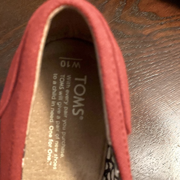Tom’s wedges size W10 wore once. - Picture 5 of 6